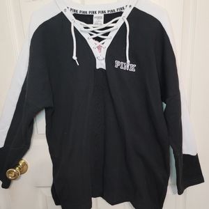 Victoria's Secret Pink Lace Up Tunic size Lg